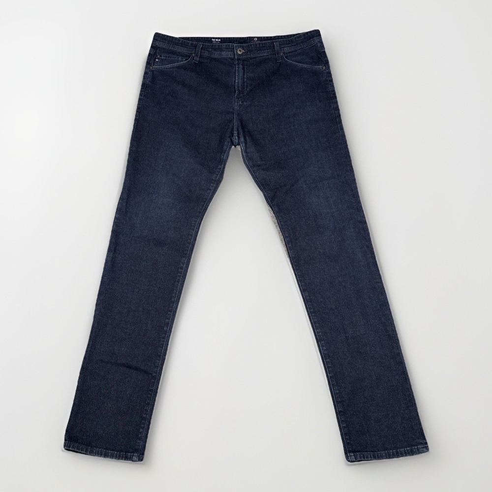 AG Adriano Goldschmied‎ The Tellis Jeans Mens 40x34 Dark Blue Modern Slim Fit